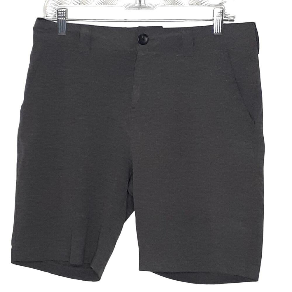 Mens Prana Shorts Size 30 Pockets Light Gray Stretch